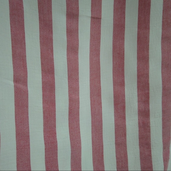 Zara Pink/White Stripes Blouse - Picture 9 of 10